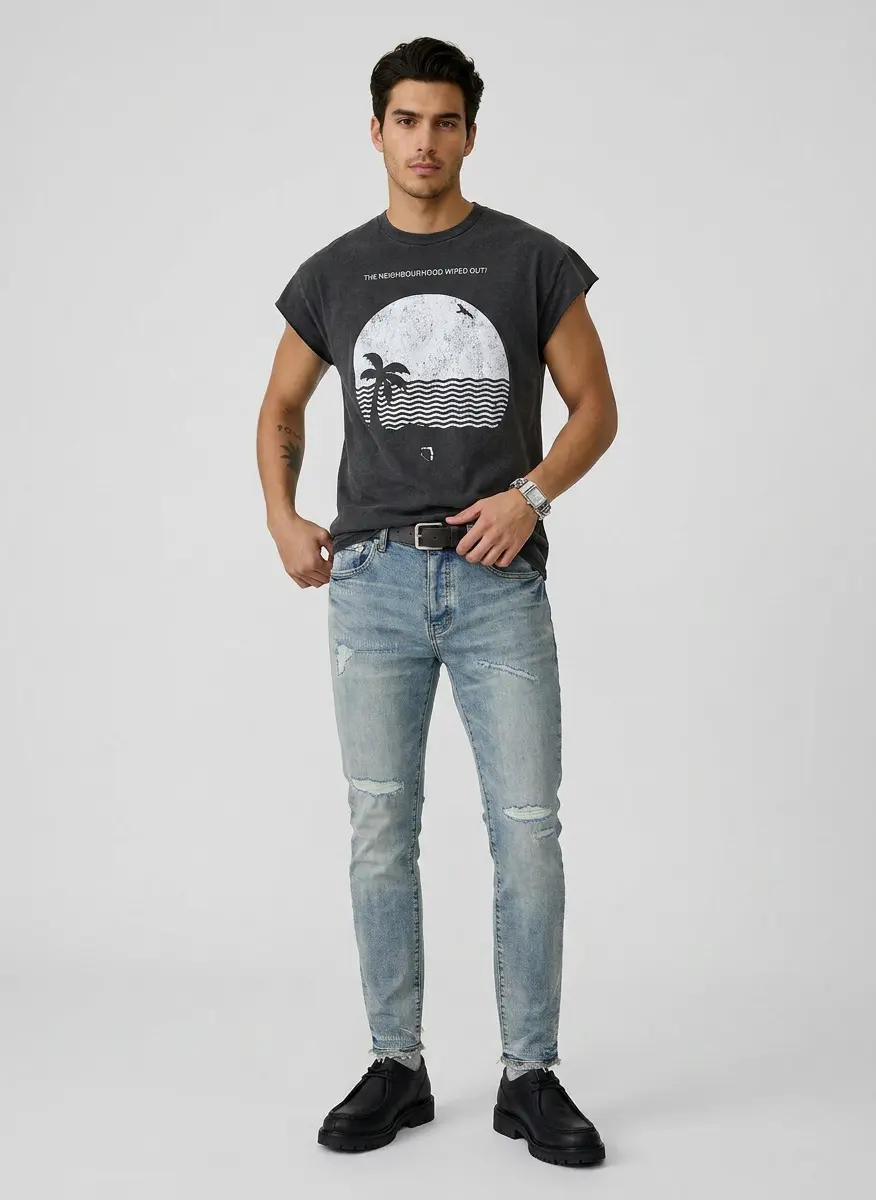 Monochrome Graphic Statement