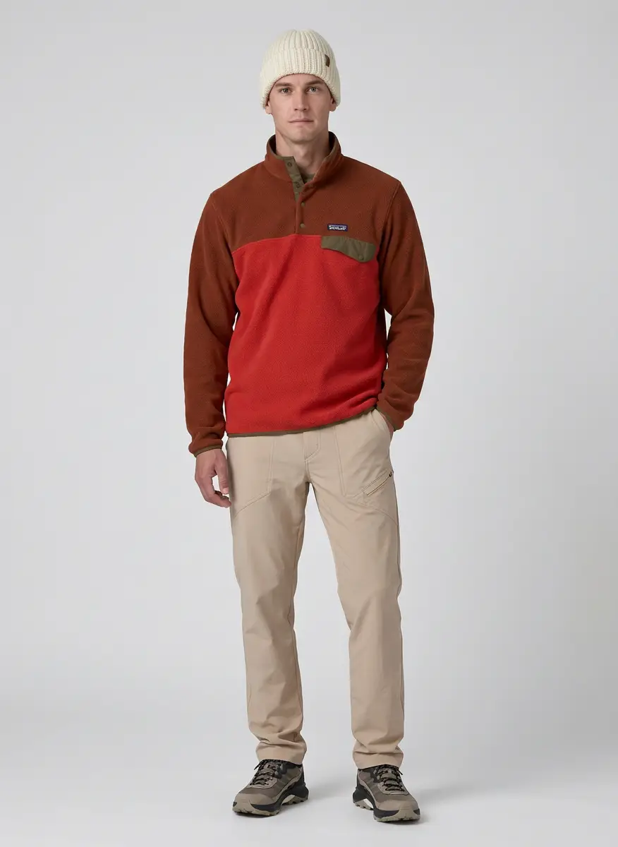 Patagonia Patagonia Men's Lightweight Synchilla Snap Fleece Pullover 5