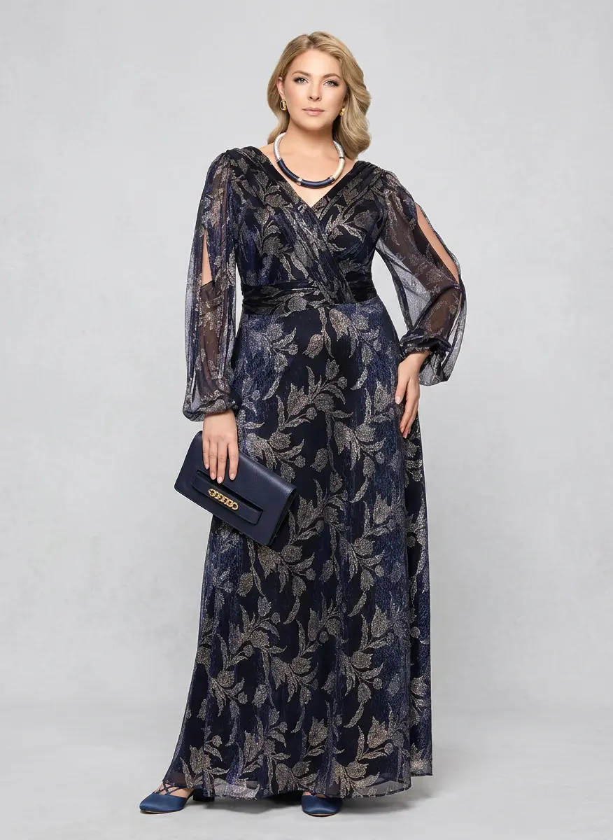 Midnight Satin Elegance