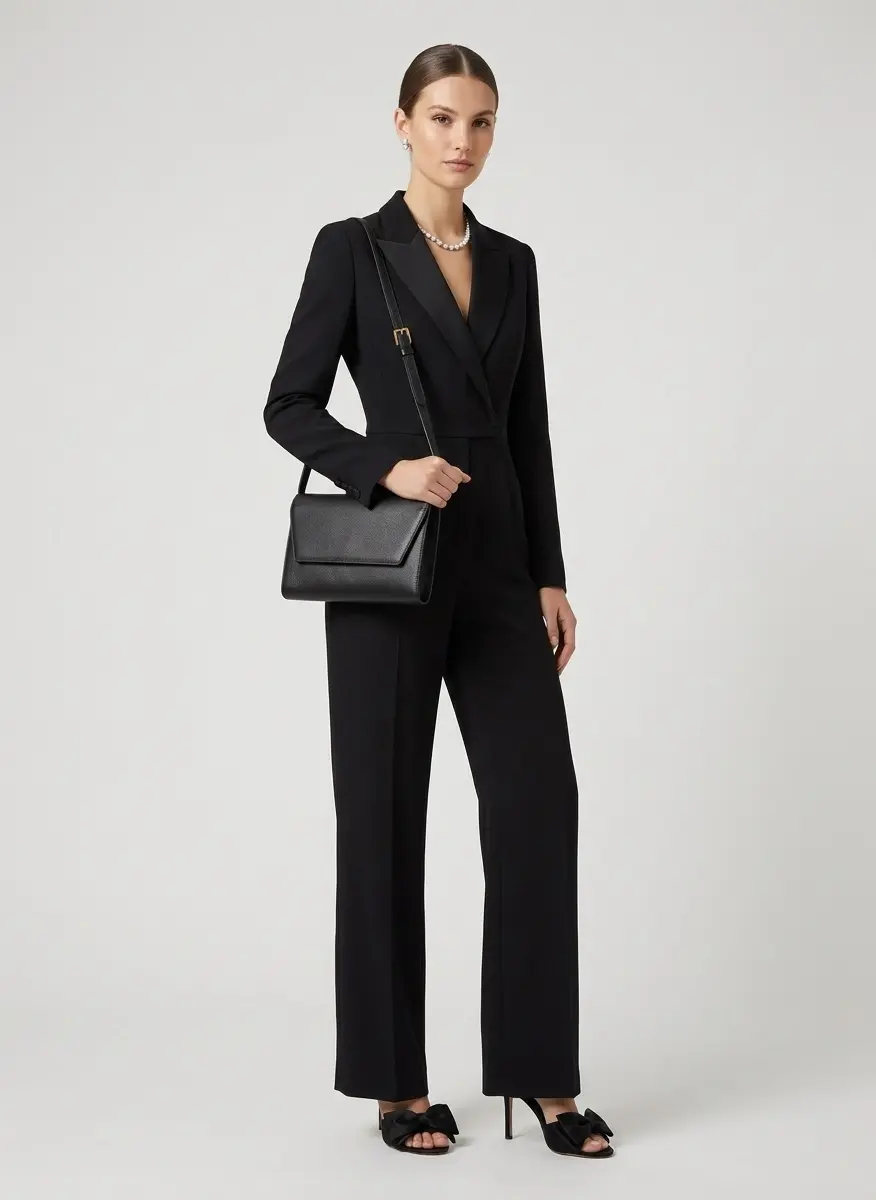 Midnight Satin Elegance