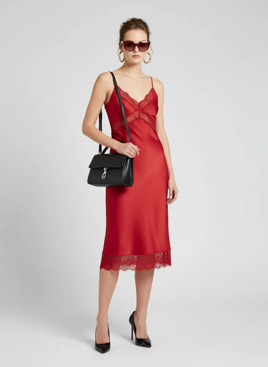 Crimson Evening Glamour