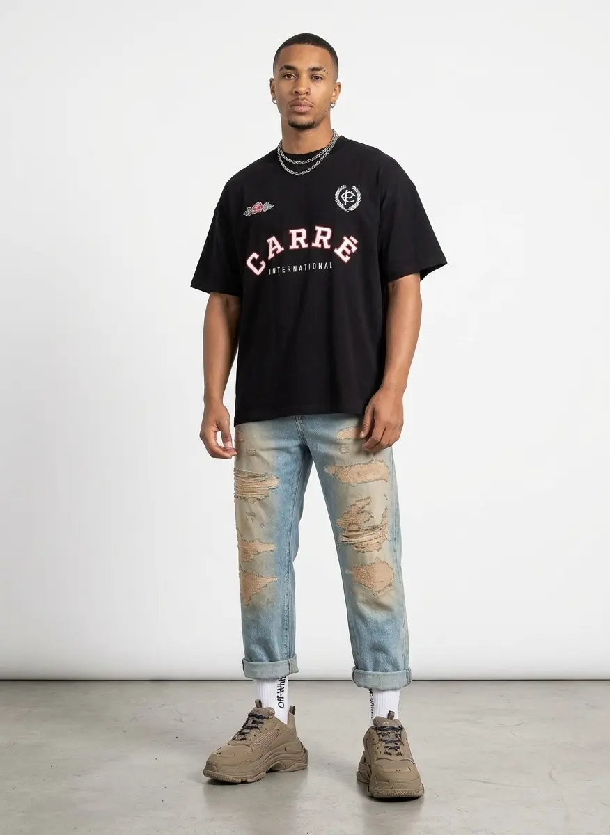 Distressed Luxury Casual