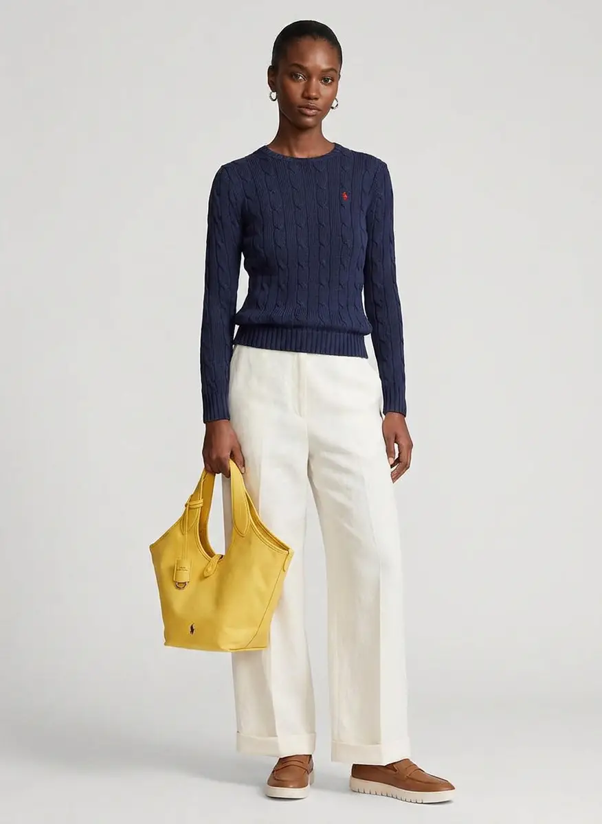 Ralph Lauren Cotton Cable Knit Sweater 7
