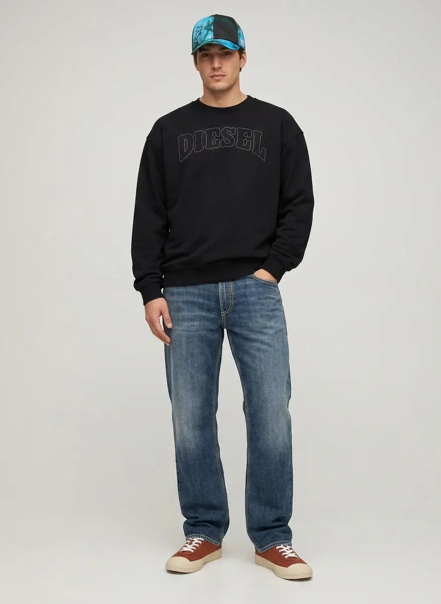 Diesel Diesel Crew-Neck Cotton Sweatshirt 4