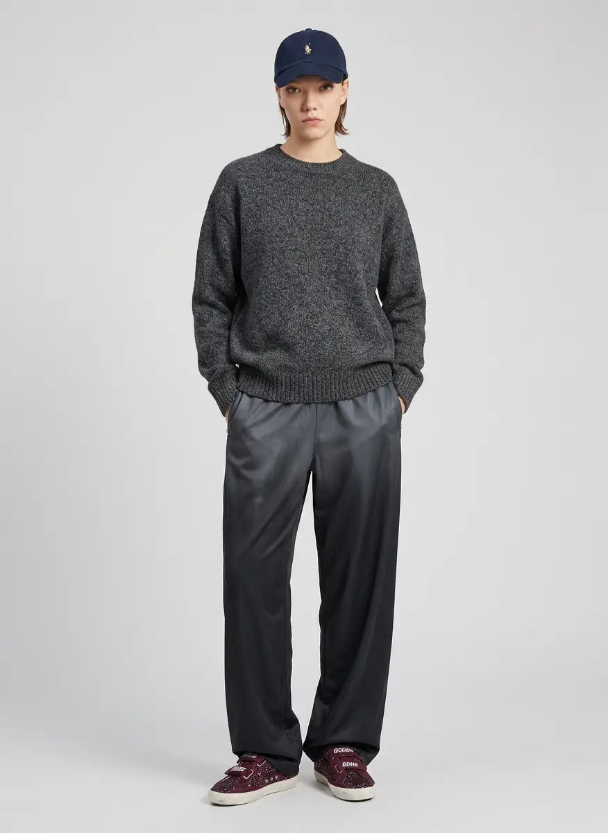 Alexander Wang Unisex Reflective Track Pant Mid-Rise 7