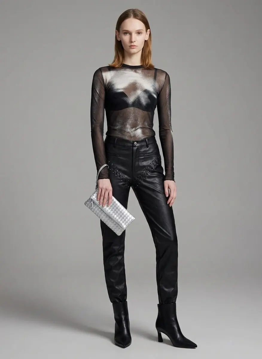 Cyber-Luxe Trousers
