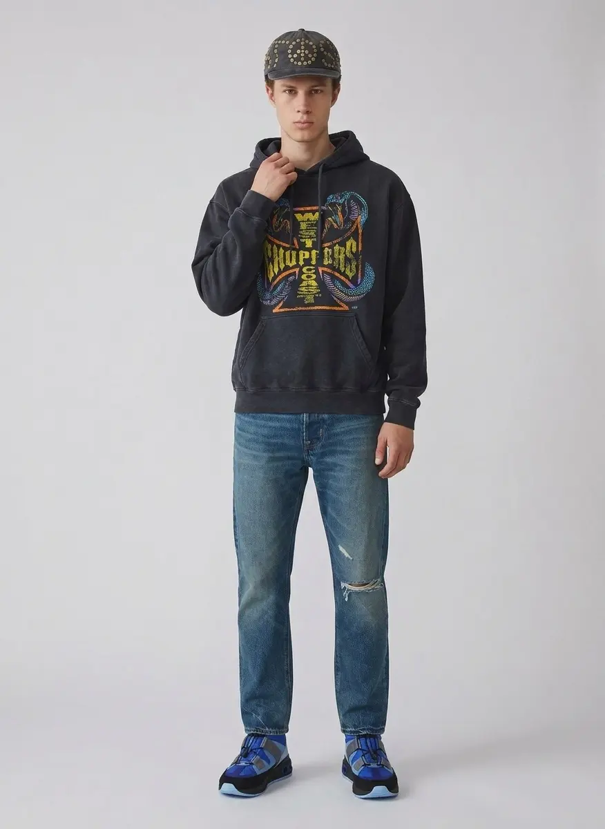 Washed Graphic Casual