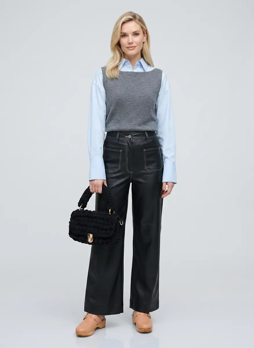 Luxe Leather Dinner Look