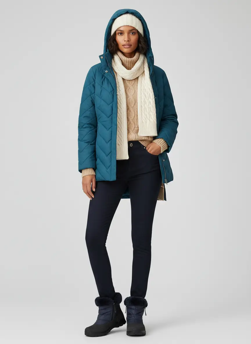 Hue Fleece Lined Denim Leggings 5