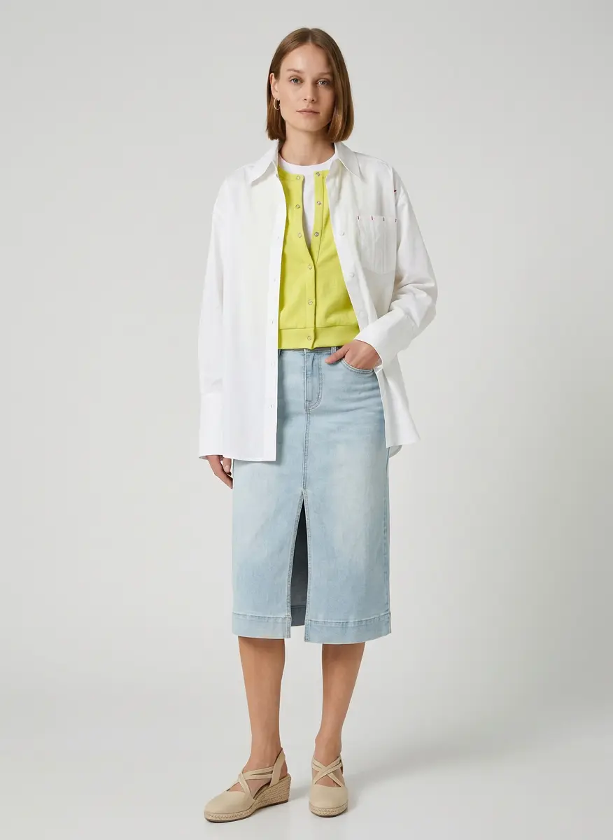 Polished Denim Ensemble