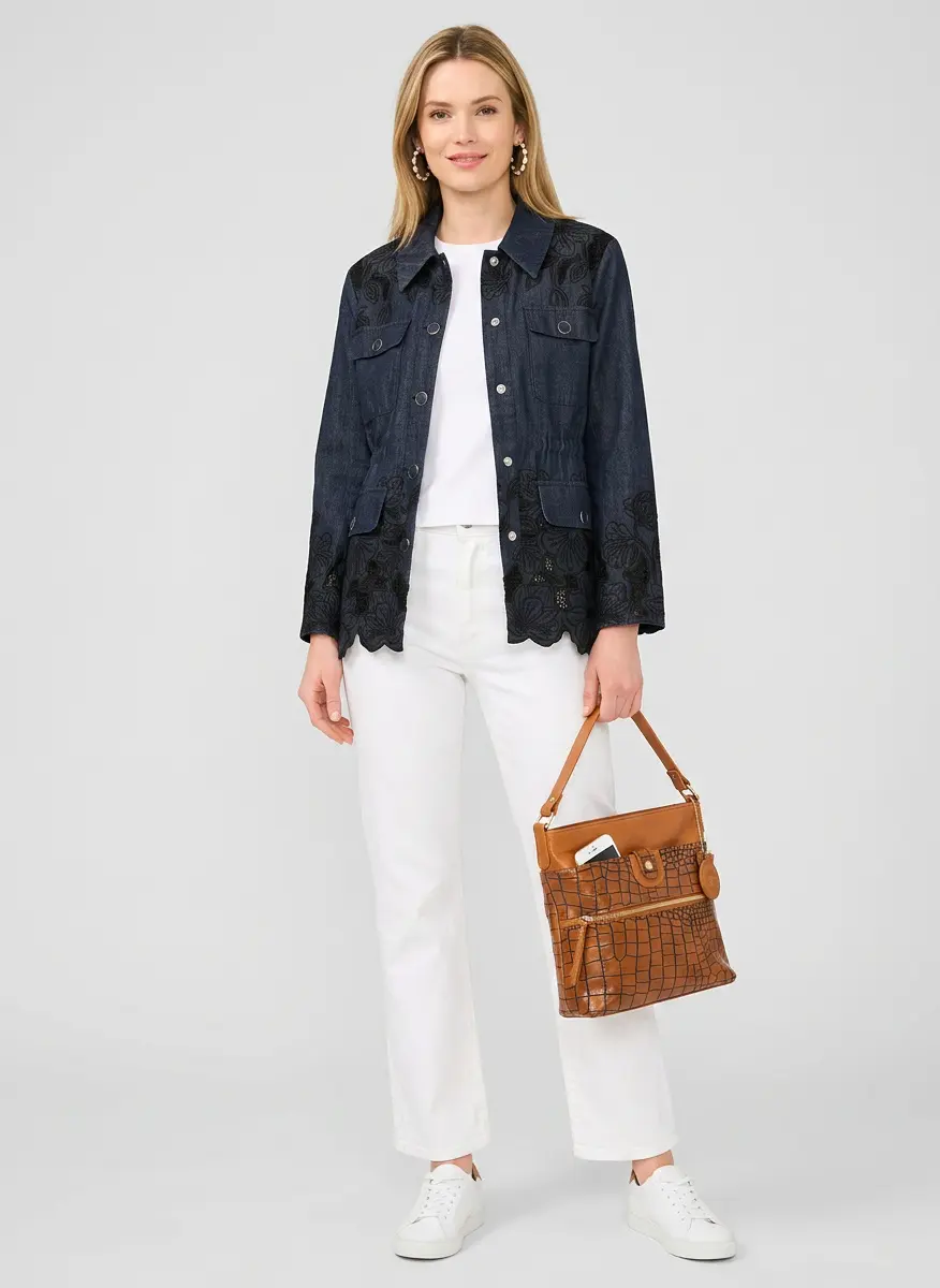 Modern White Denim Co-ord