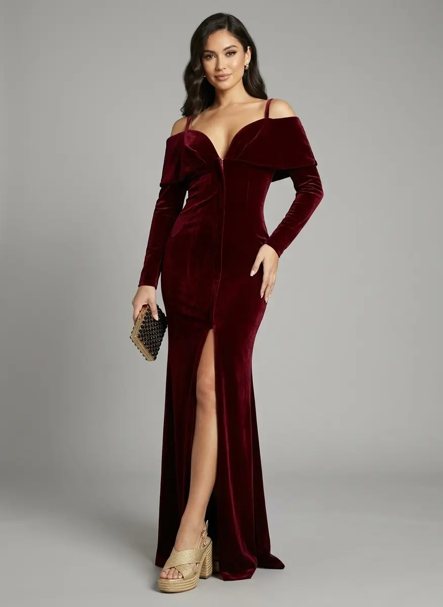 Regal Burgundy Glamour