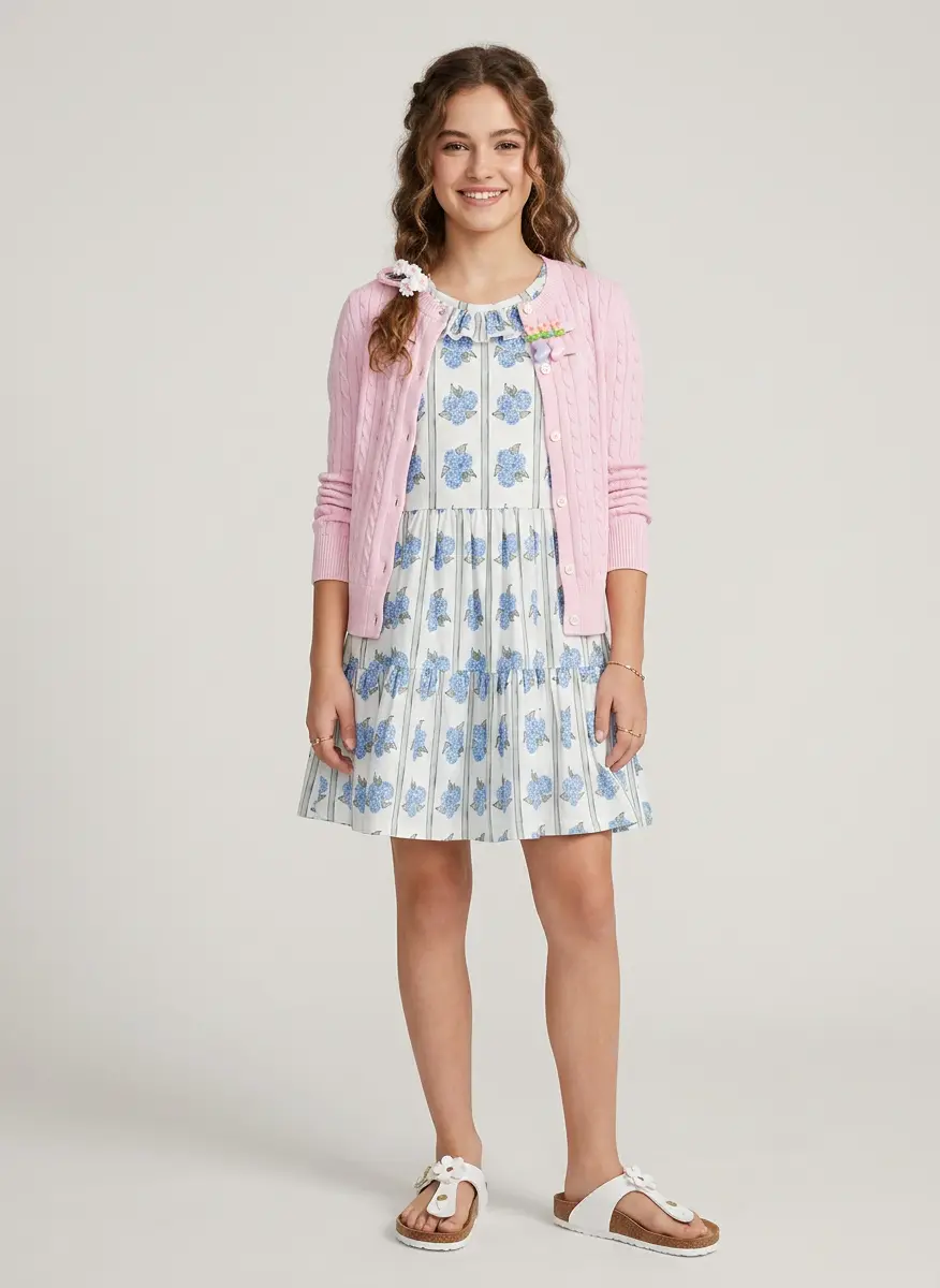 Ralph Lauren Girls' Cable-Knit Cardigan - Little Kid, Big Kid 4