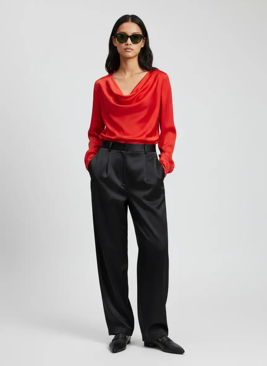 Fiery Silk Sophistication