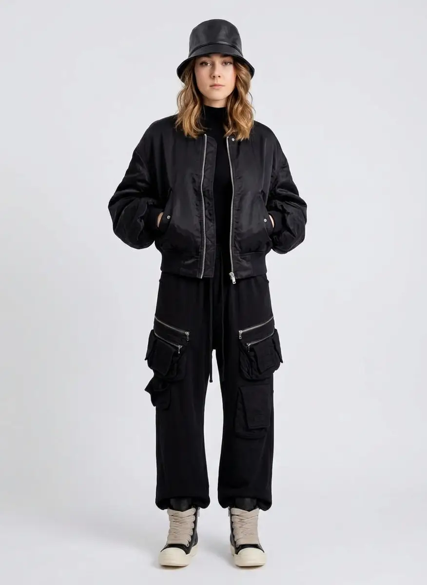 Julius Black Tactical Jogger Cargo Pants 7