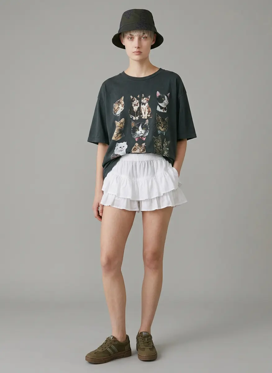 Streetwear Contrast Look