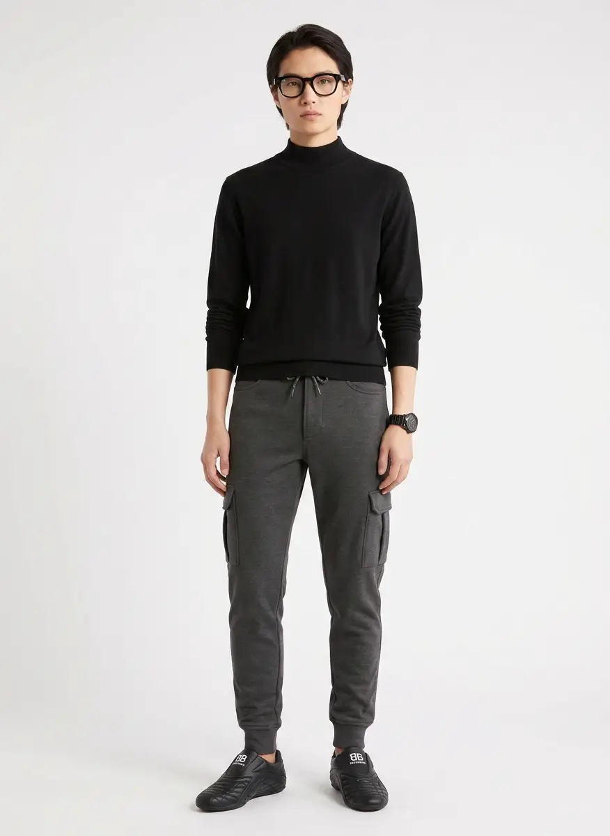 TR Premium Slim Fit Mock Neck Sweater 5