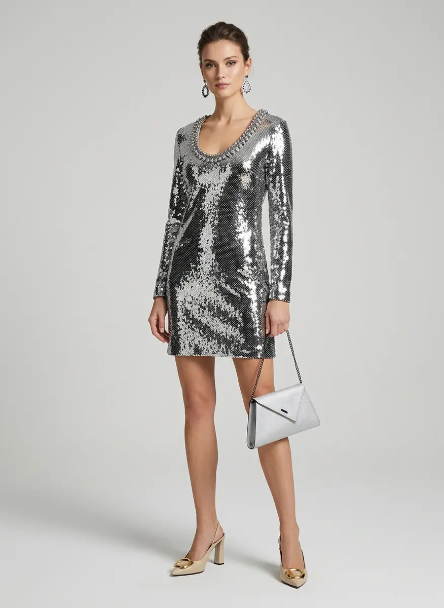 Futuristic Silver Glamour