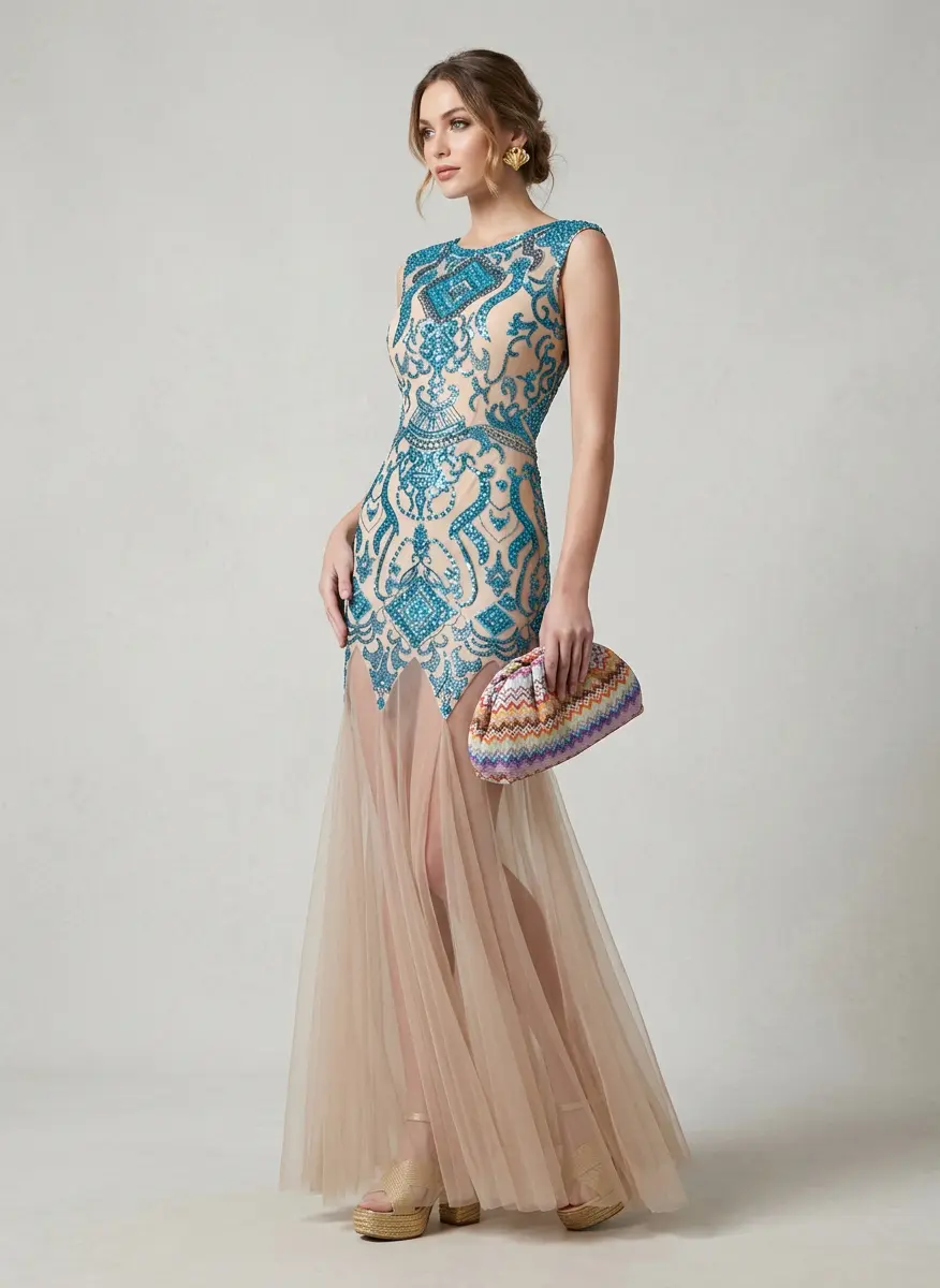 Azure Evening Sophistication
