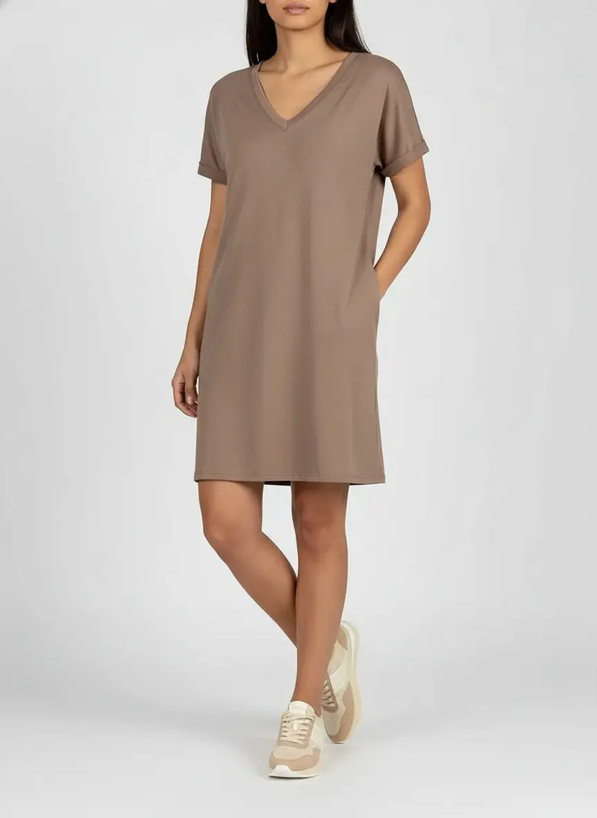 Relaxed T-Shirt Dress Style
