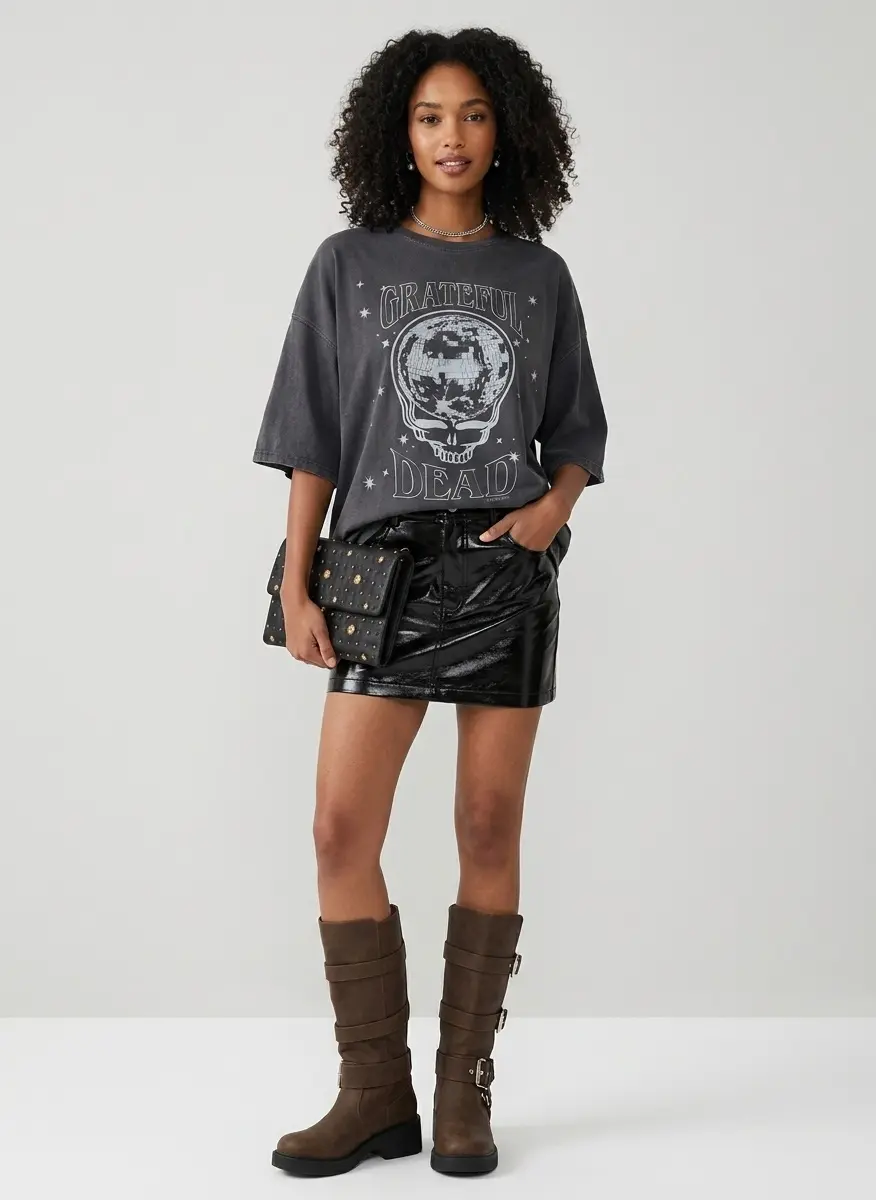 Monochrome Moto Chic