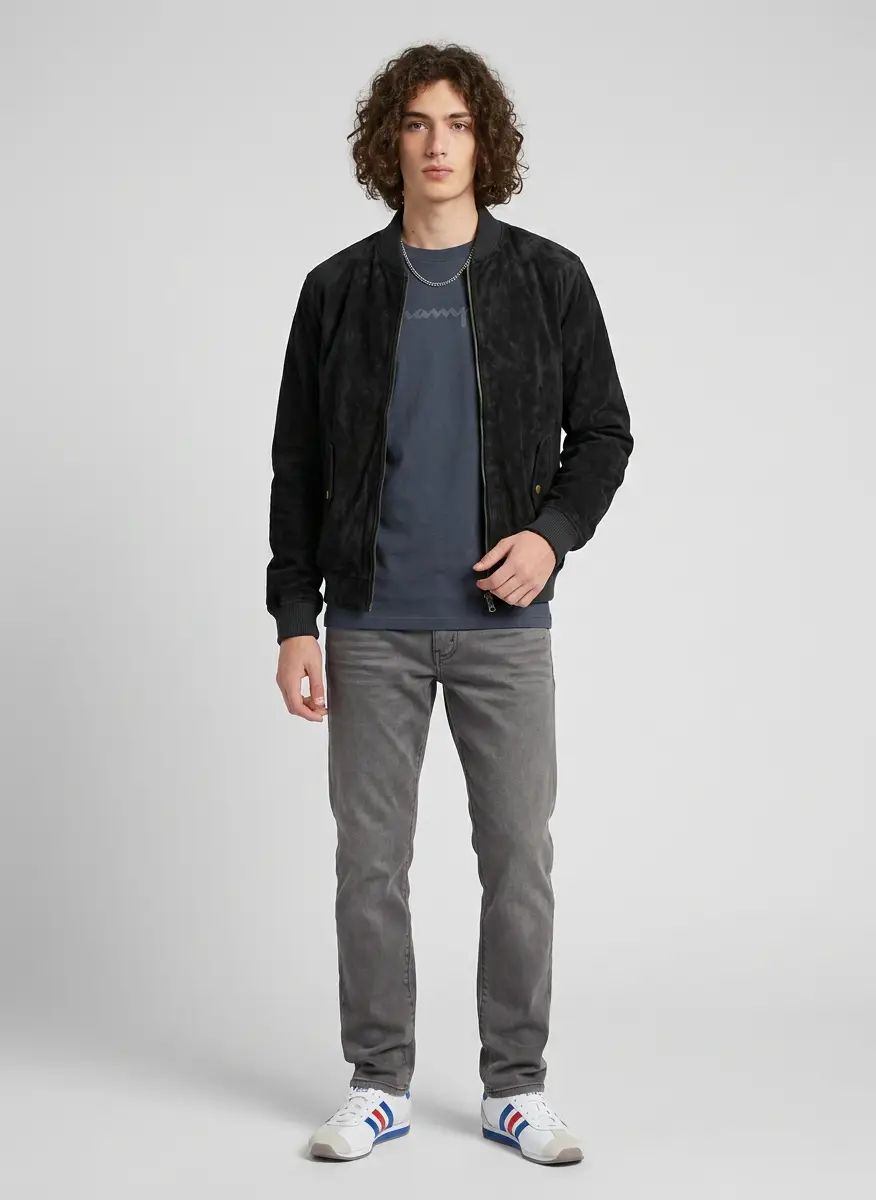 BGSD Men Urban Leather Bomber Jacket 7