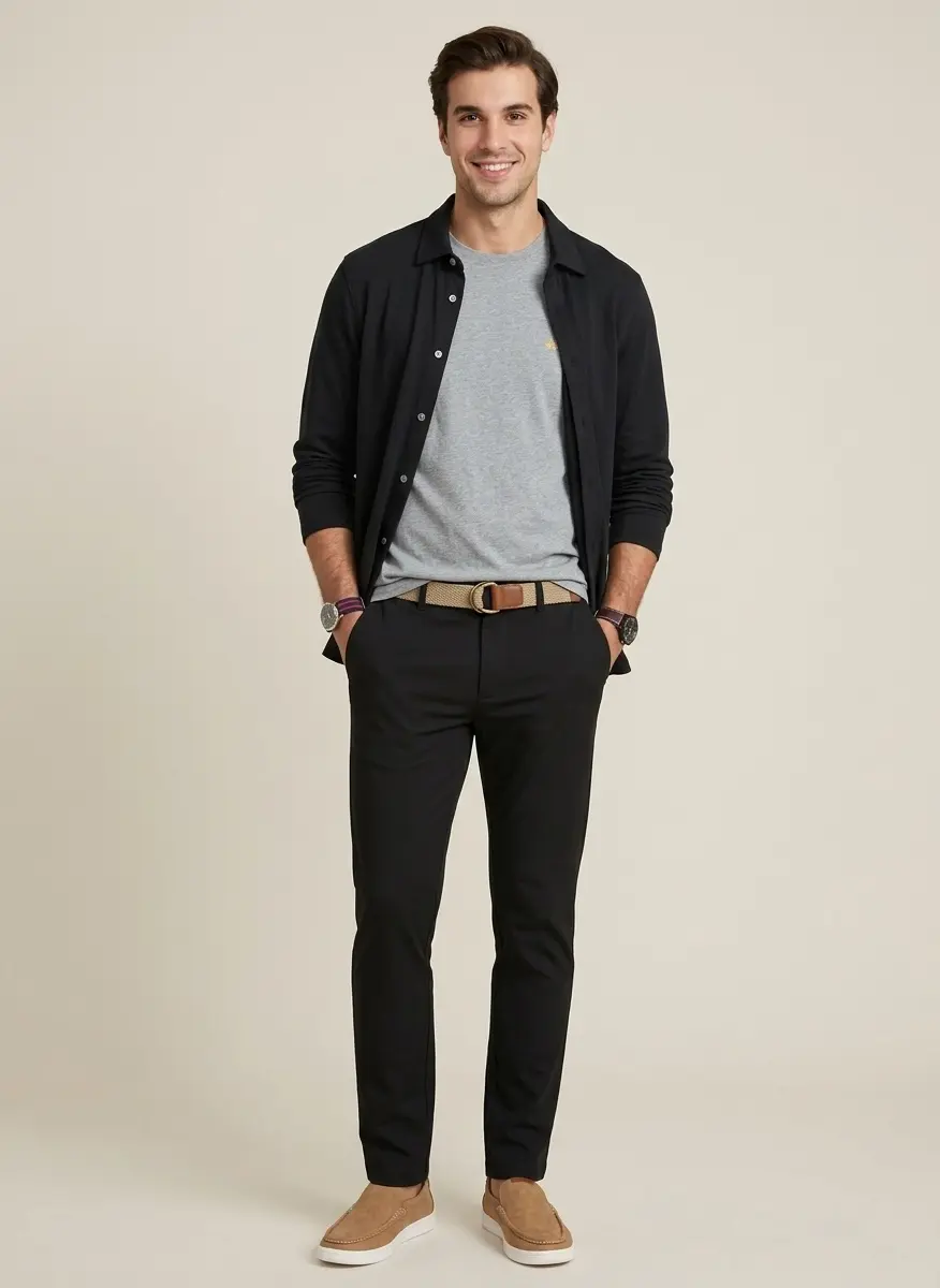 Polished Weekend Layering