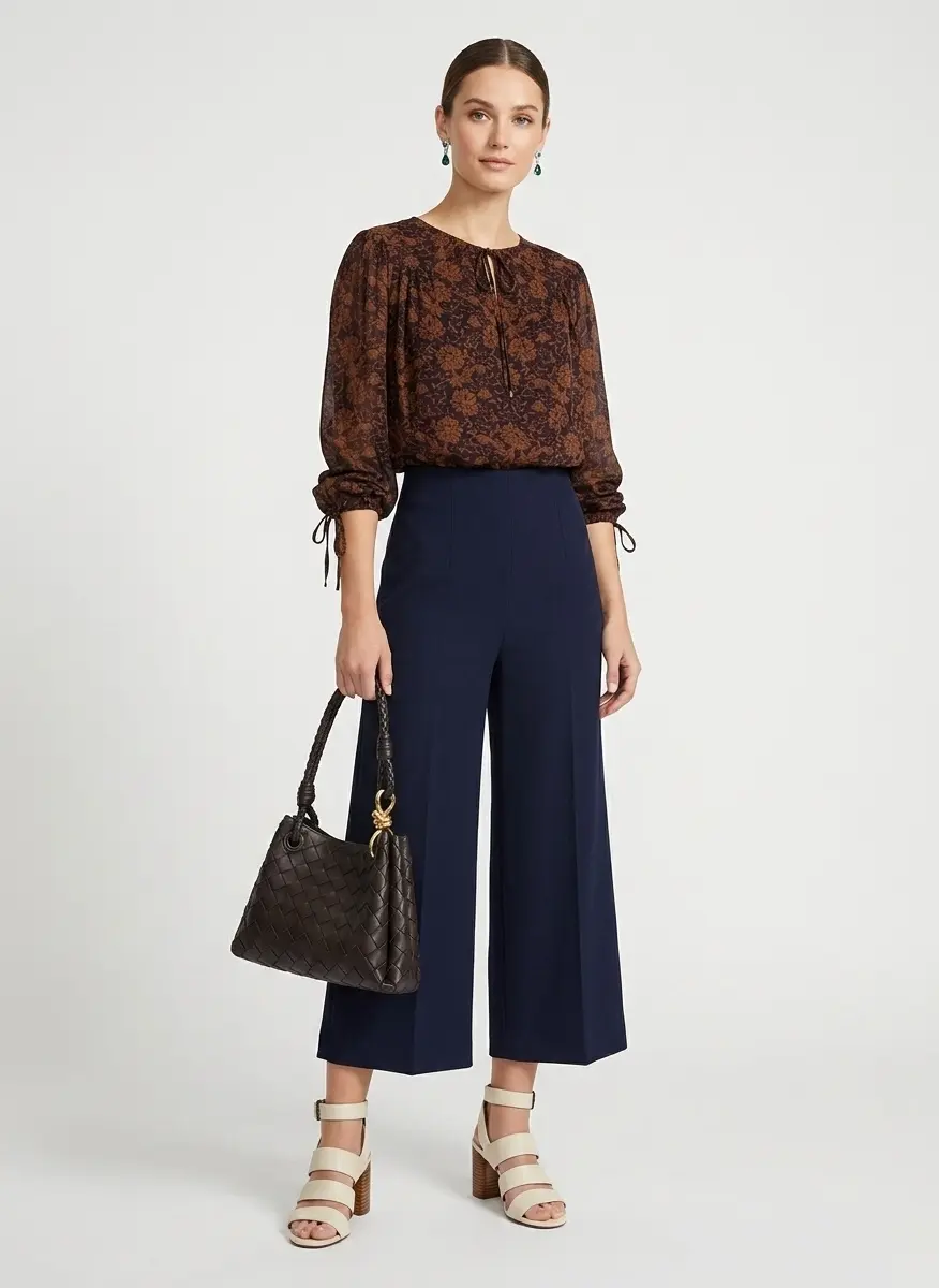 Luxurious Monochrome Trousers