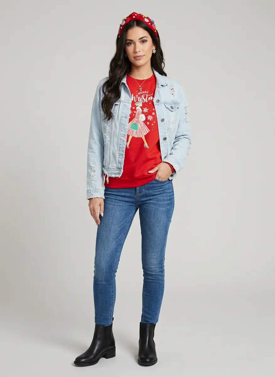 Casual Denim Holiday