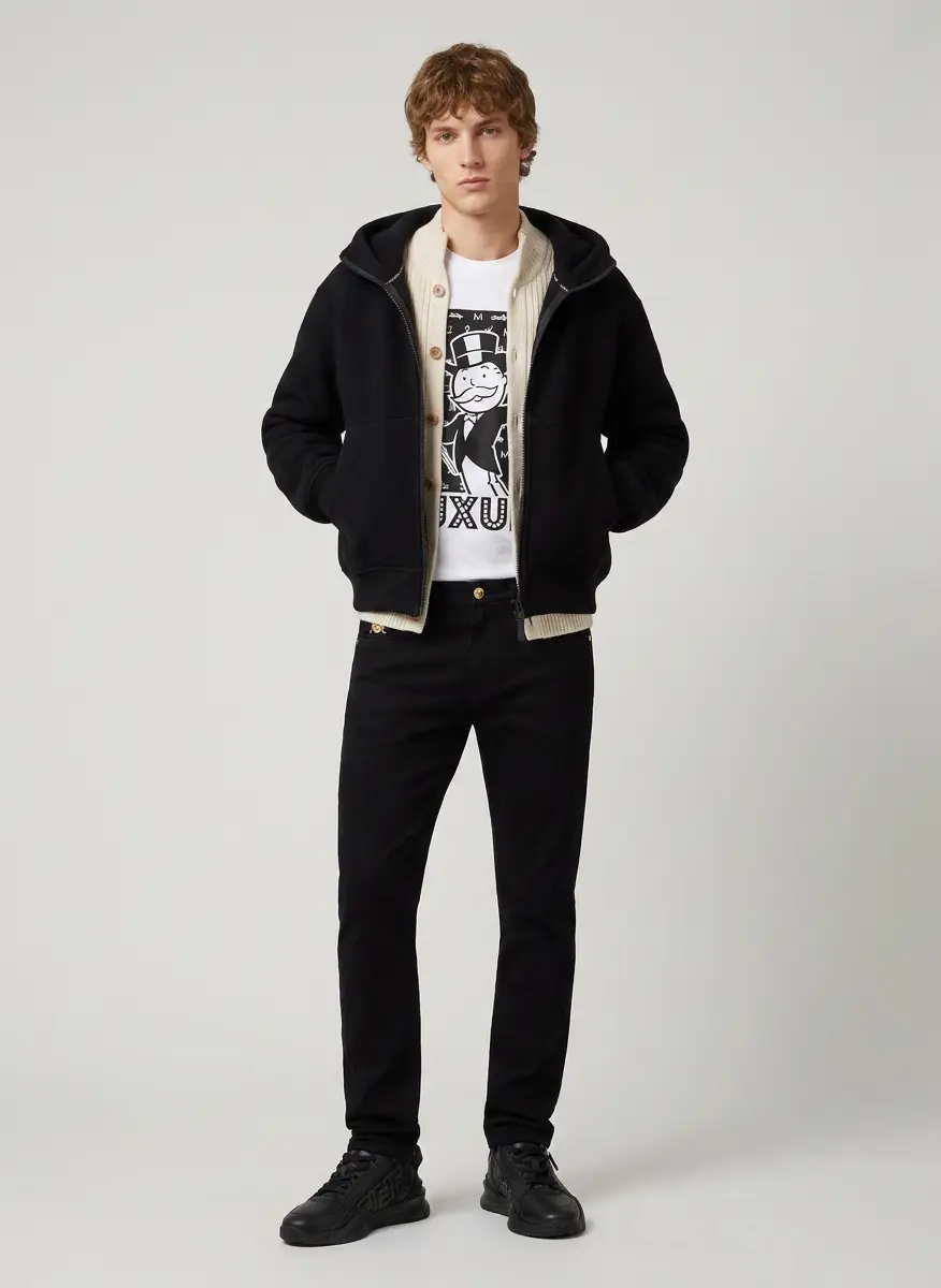 Canada Goose Black 'Black Label' Chilliwack Fleece Bomber Jacket 7
