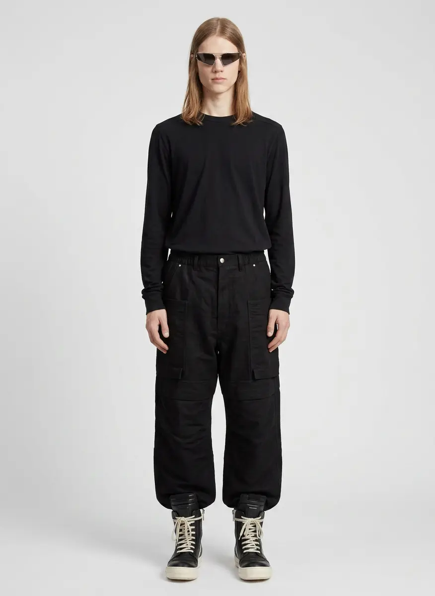 Rick Owens Avant-Garde Cargo Style