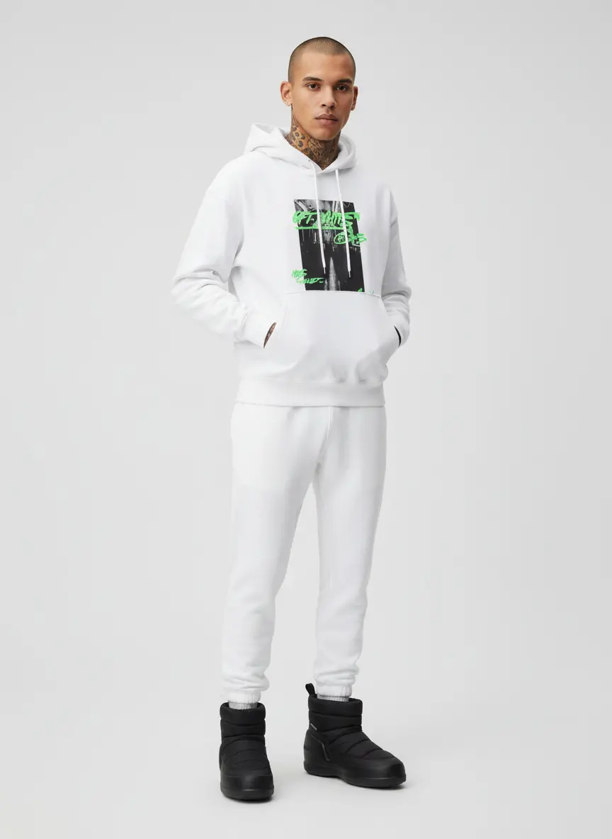High-Contrast Alpine Casual