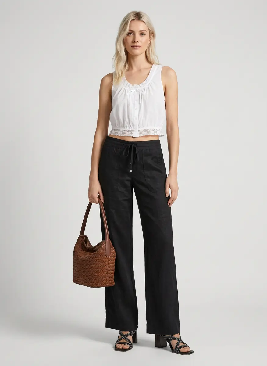 Linen & Leather Sophistication