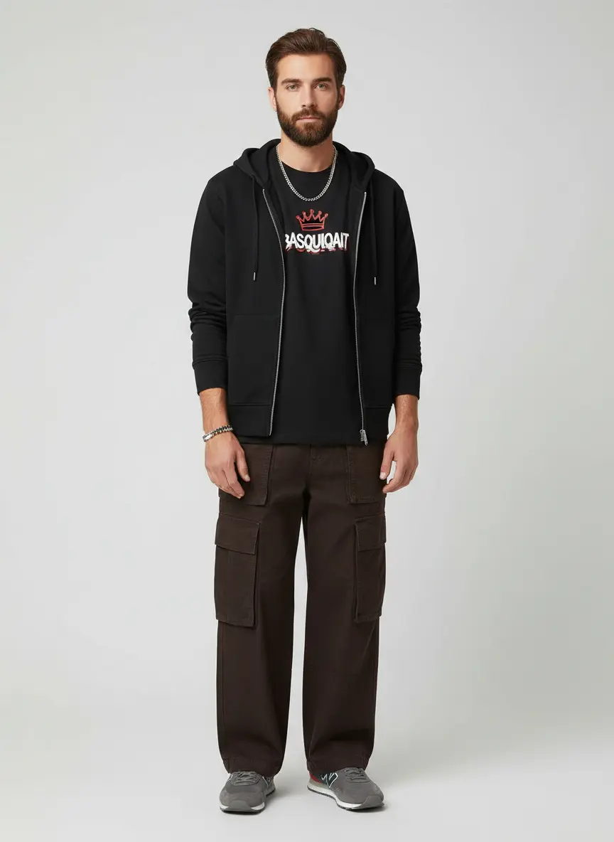 Layered Tech Casual