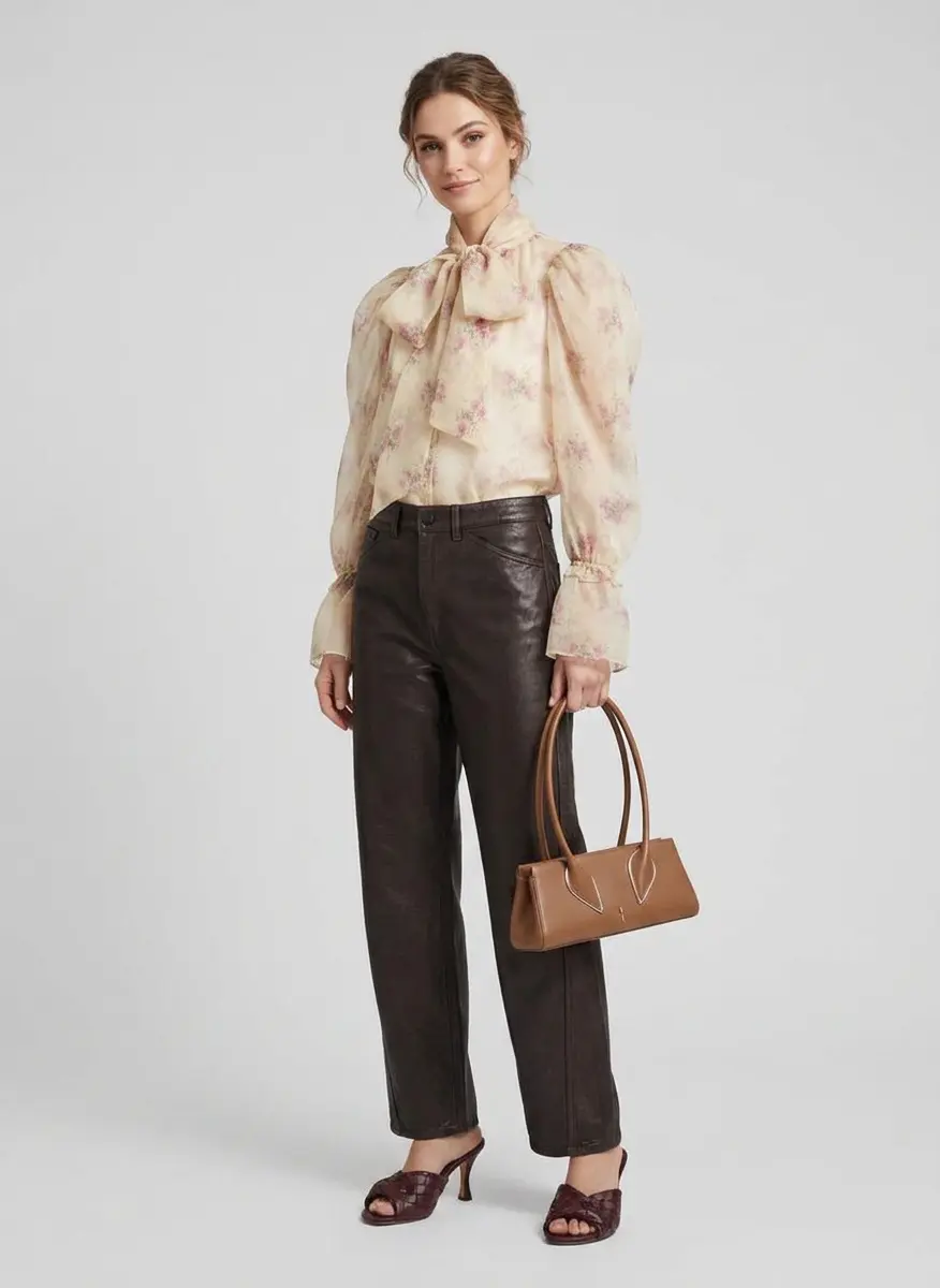 Contemporary Silk & Leather