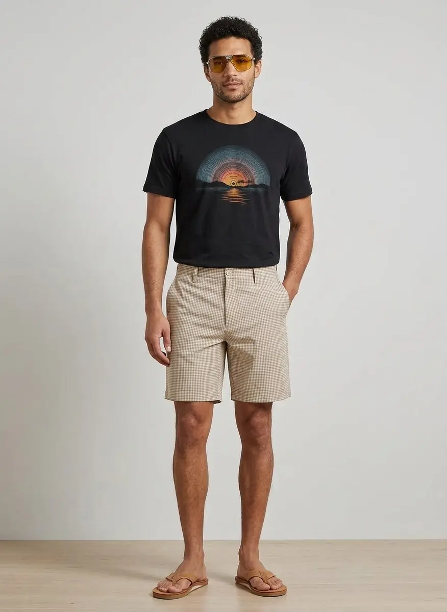 Beachfront Graphic Casual