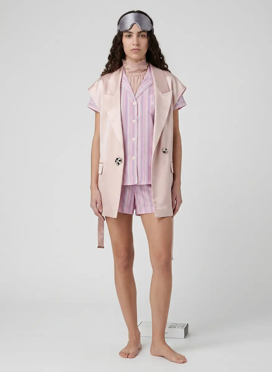 Pink Satin Serenity