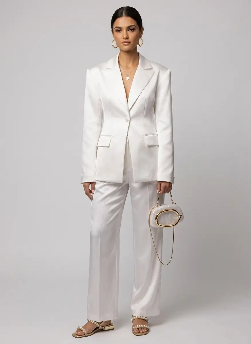 Monochromatic Chic Suit