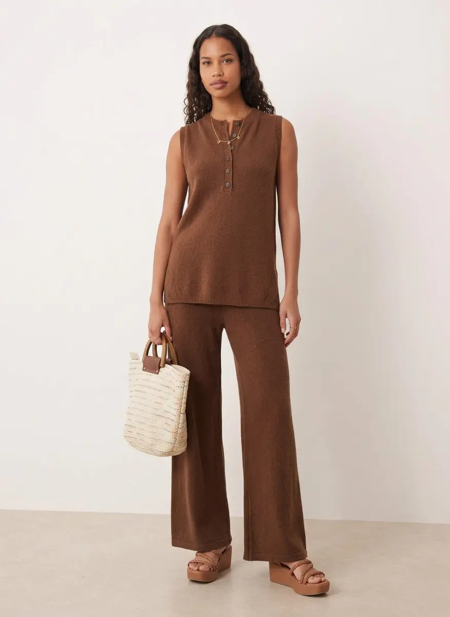 Monochromatic Knit Loungewear
