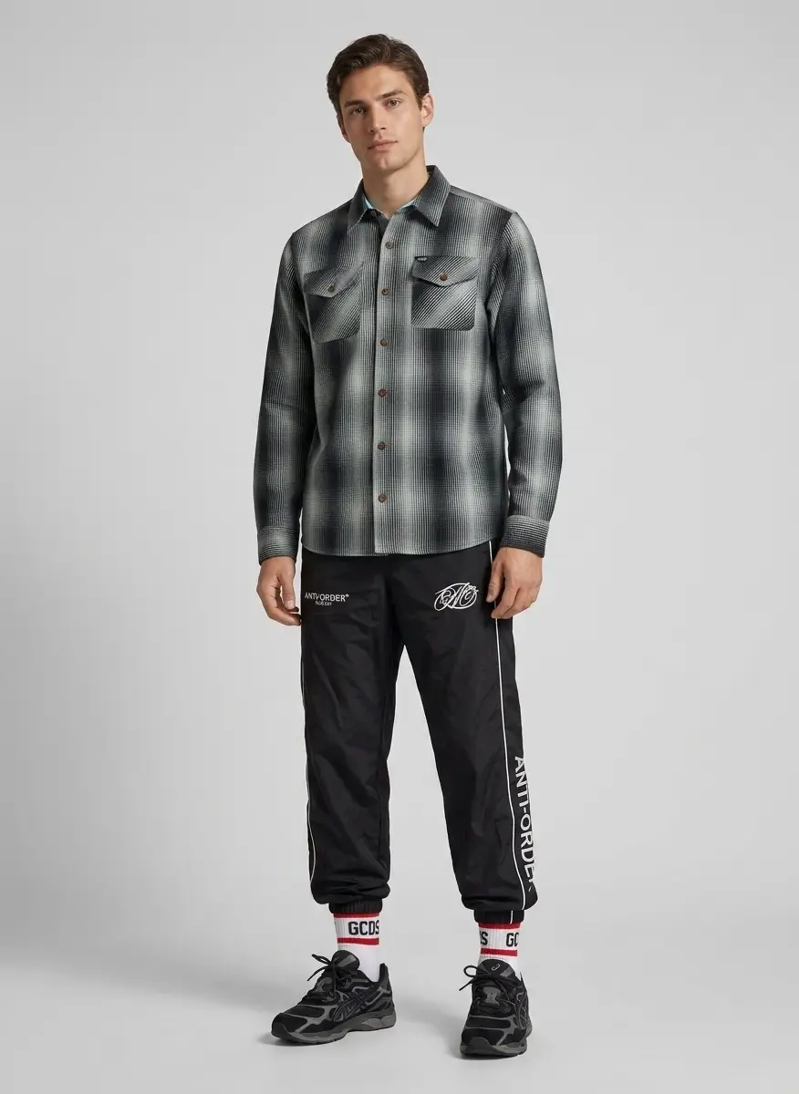 The Anti Order Men's Track Club Nylon Jogger, Black 8