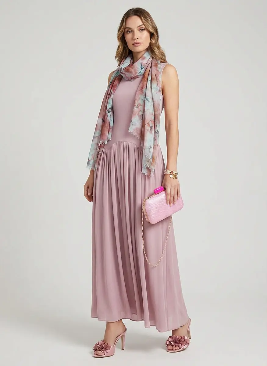 Modern Monochromatic Blush