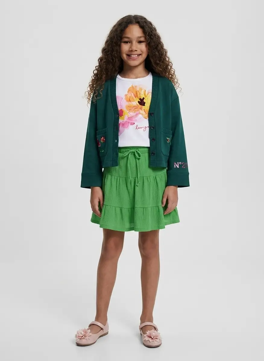 Tulleen Little Girl's & Girl's Dahlia Flower Flats 5