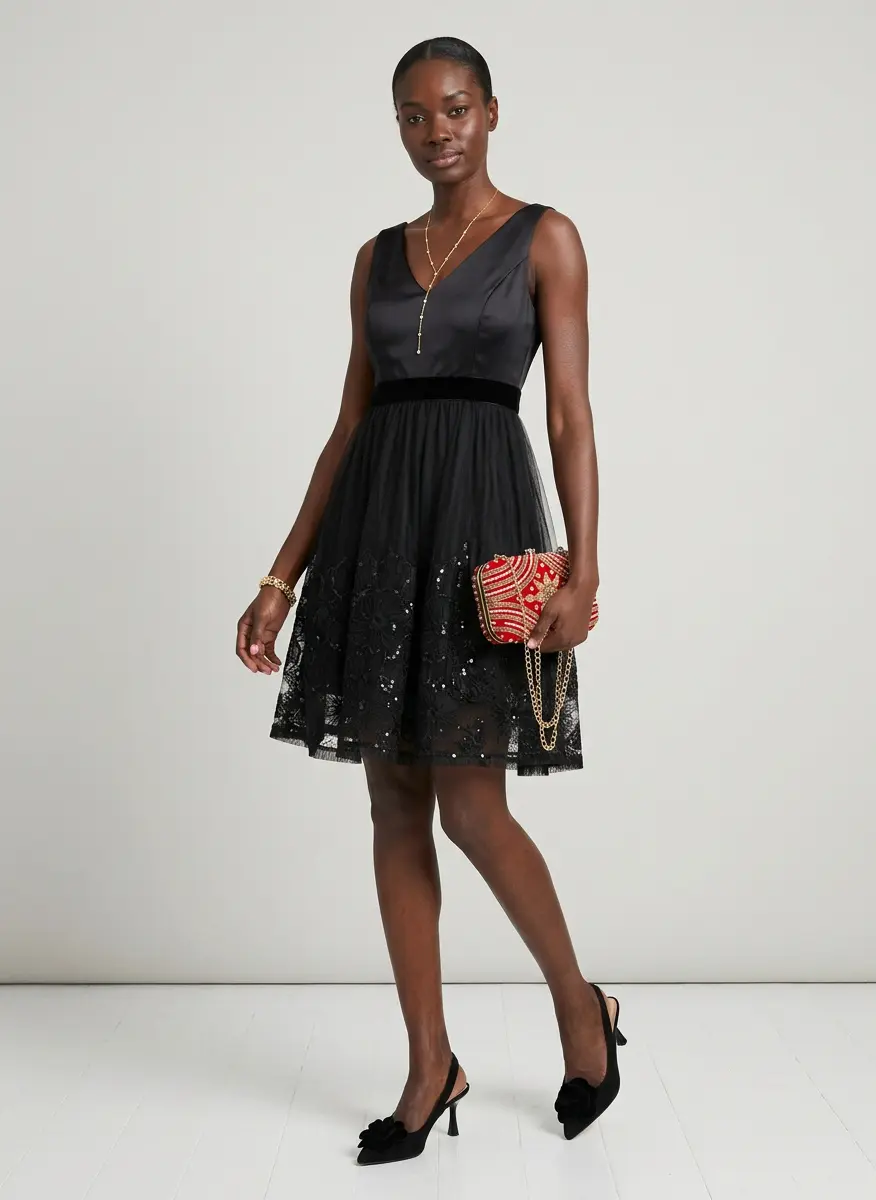 Sophisticated Satin & Lace