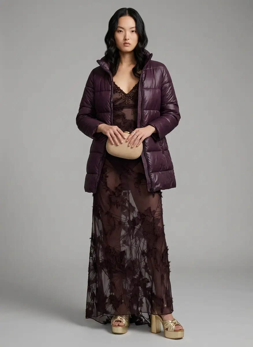 Via Spiga Women's BELTED SHAWL WRAP FAUX SHEARLING COAT 7