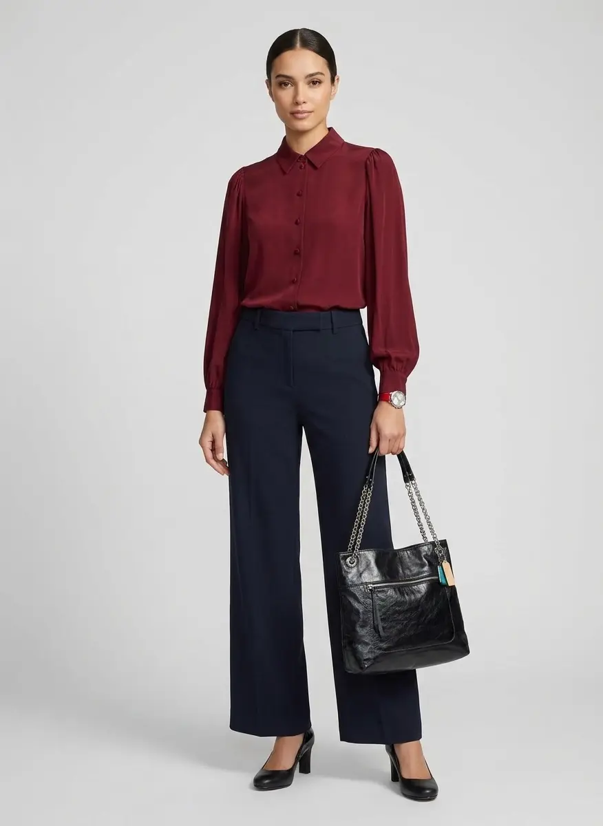 Sophisticated Scarlet Contrast