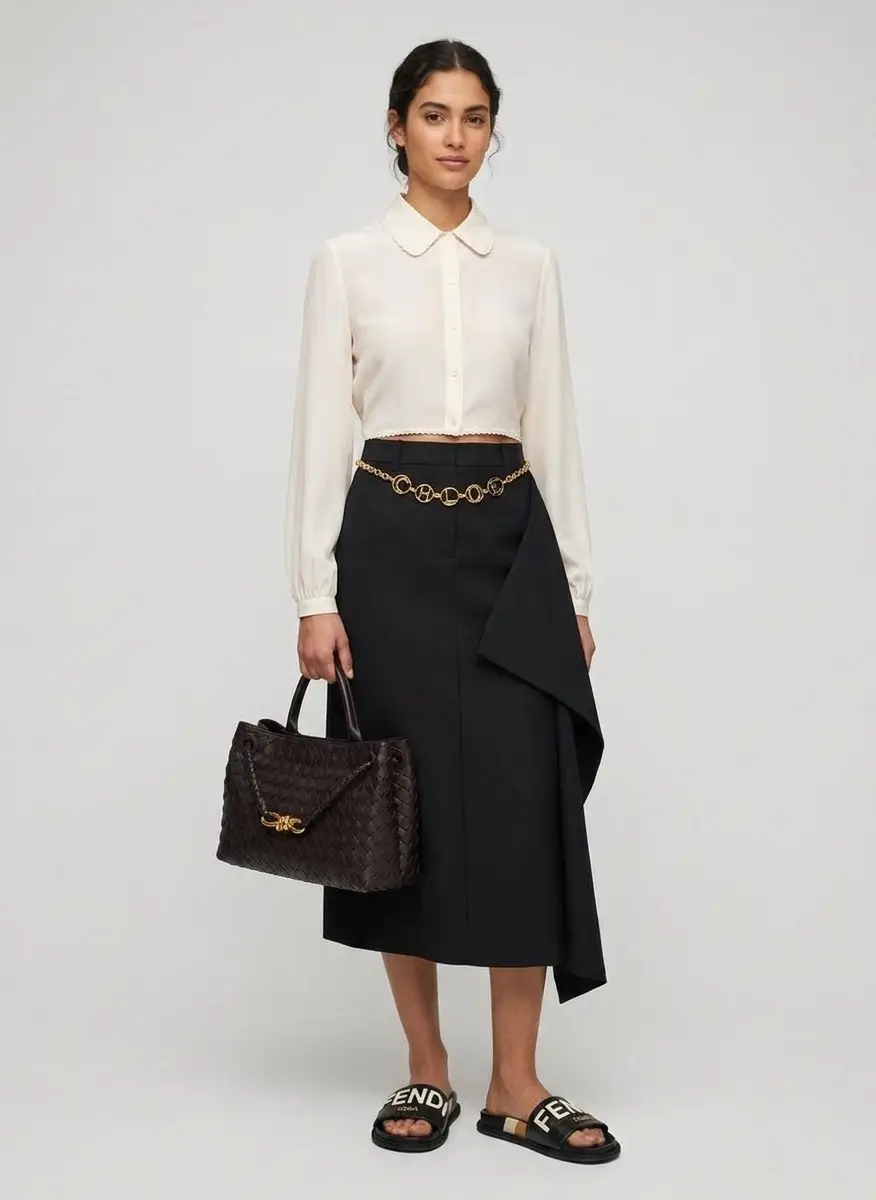 Chloé Gold 'The Chloé Script Jewelry' Belt 2