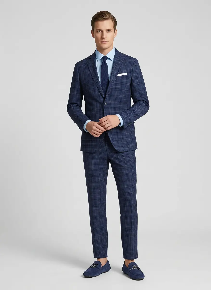 Tonal Textured Preppy