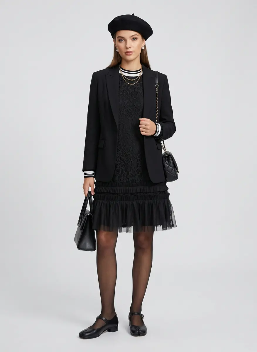 Modern Preppy Noir
