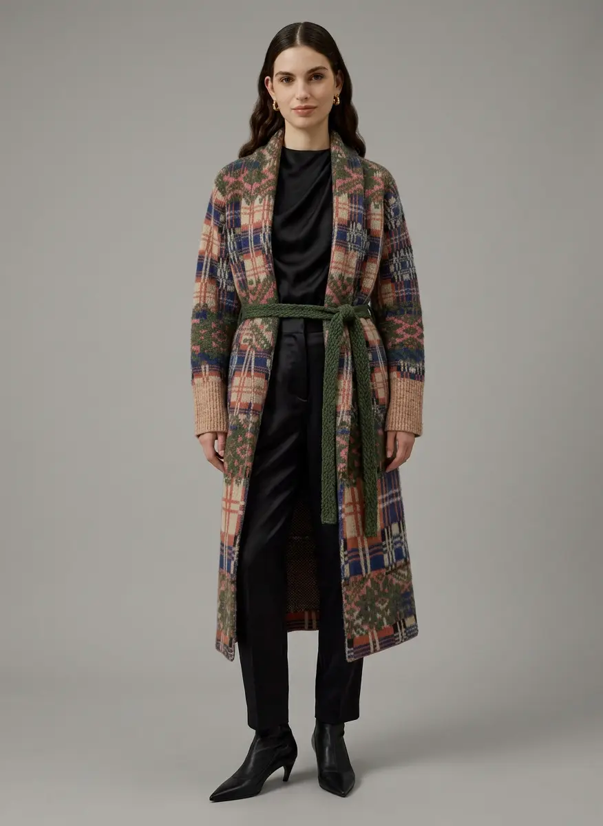 Minimalist Silk & Wool Layering