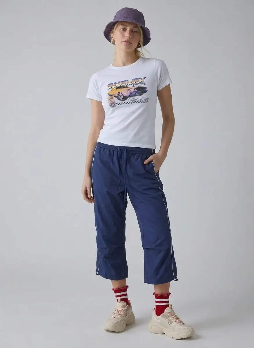 Urban Outfitters Lace-Trim Striped Athletic Socks 4
